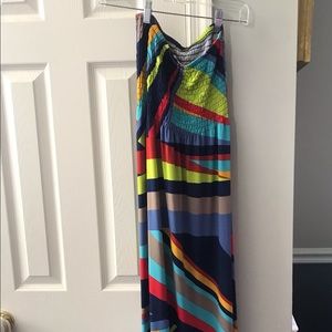 Multicolored maxi dress